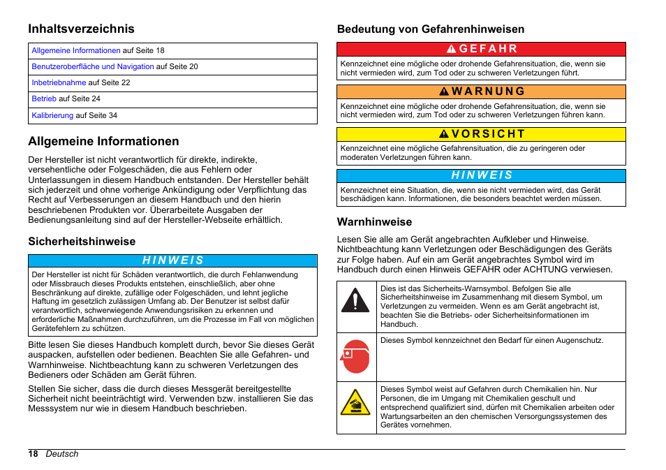 Hach-Lange HACH 5500 sc SiO2 Operations User Manual | Page 18 / 394
