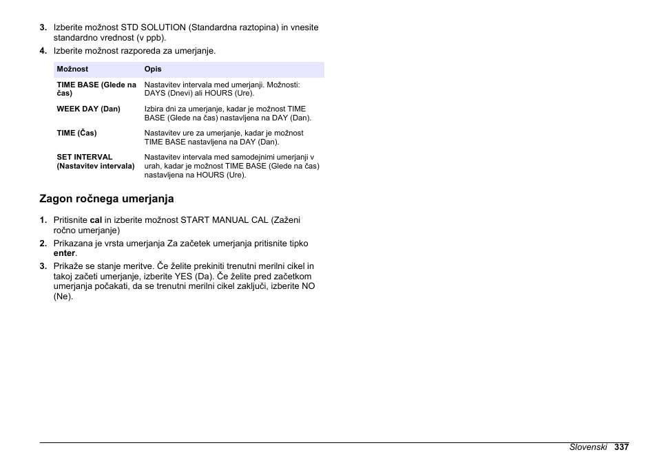Zagon ročnega umerjanja, Glejte | Hach-Lange HACH 5500 sc SiO2 Operations User Manual | Page 337 / 394