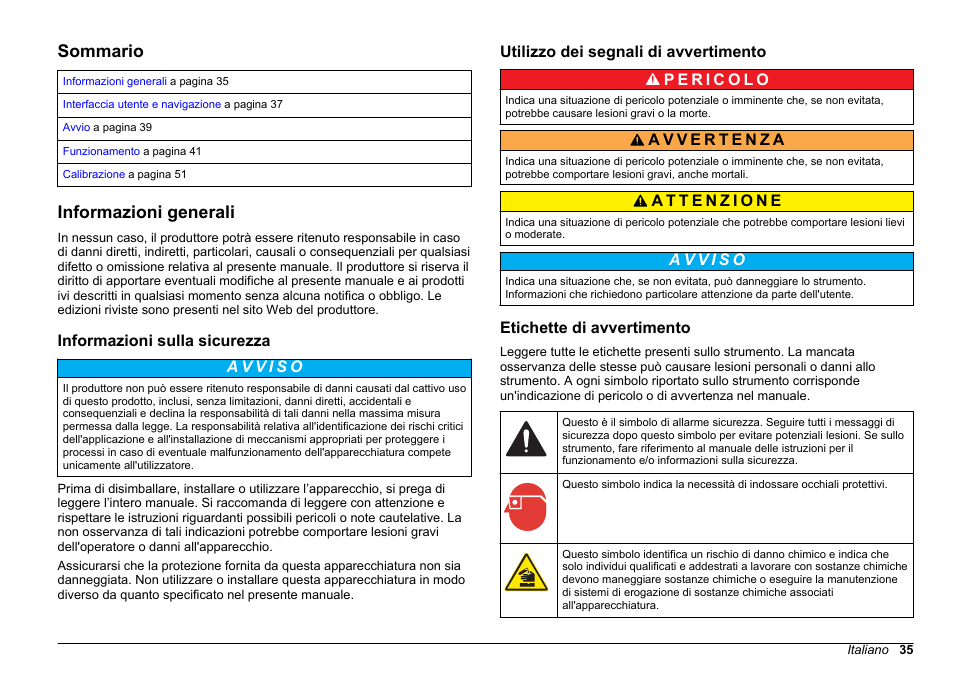 Hach-Lange HACH 5500 sc SiO2 Operations User Manual | Page 35 / 394