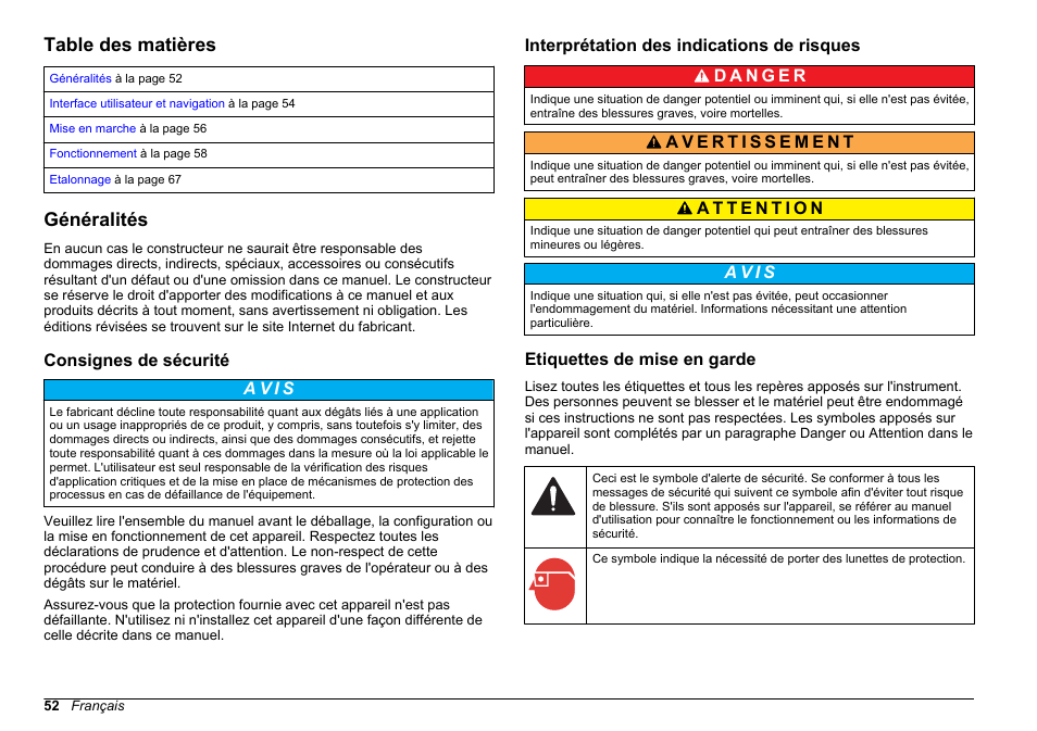 Hach-Lange HACH 5500 sc SiO2 Operations User Manual | Page 52 / 394