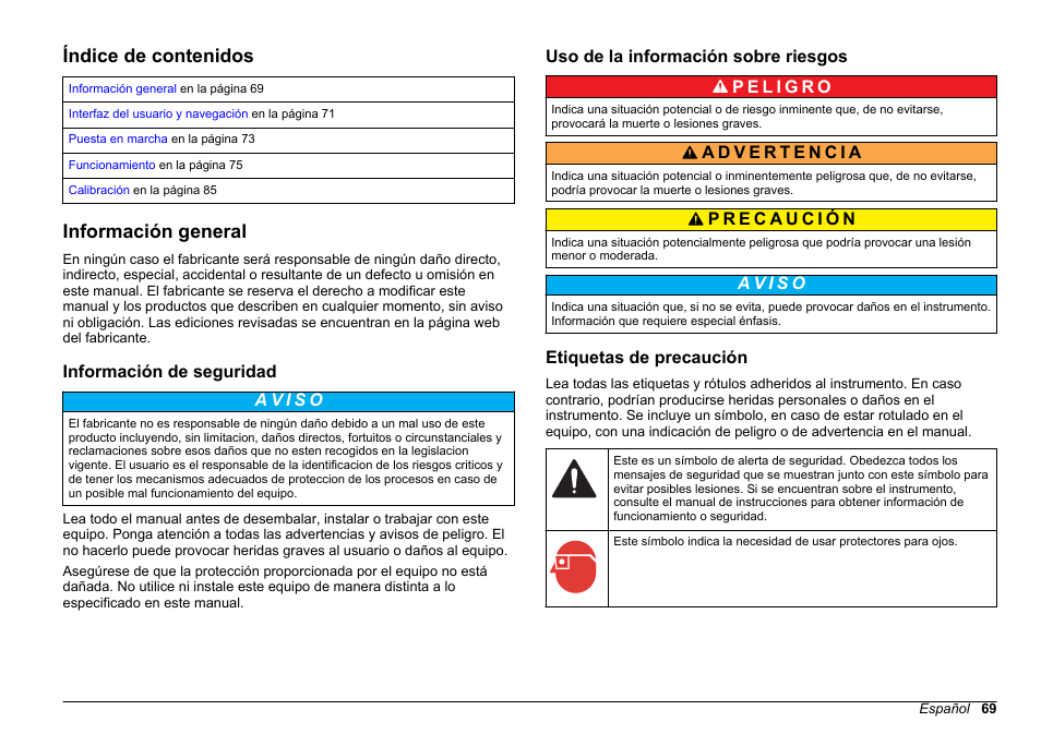 Hach-Lange HACH 5500 sc SiO2 Operations User Manual | Page 69 / 394