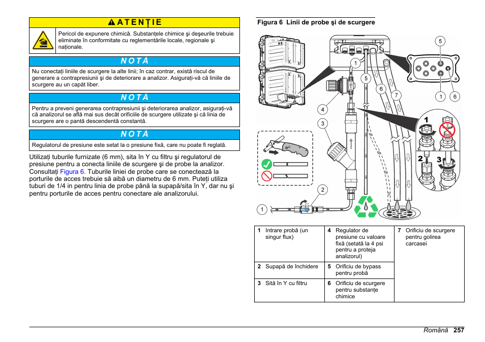 N o t ã | Hach-Lange POLYMETRON 9610 sc SiO2 Operations User Manual | Page 257 / 410