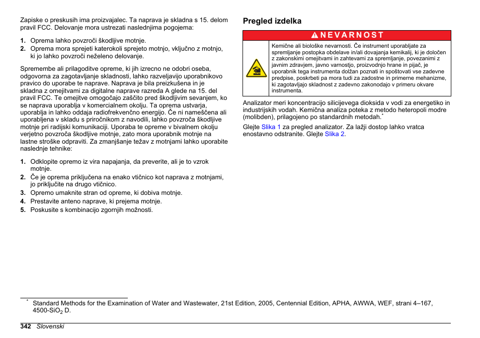 Pregled izdelka | Hach-Lange POLYMETRON 9610 sc SiO2 Operations User Manual | Page 342 / 410