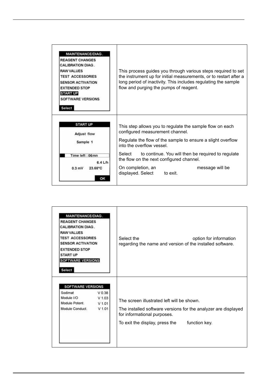 13 startup, 14 software versions, 13 startup 9.14 software versions | Hach-Lange POLYMETRON 9240 Operator Manual User Manual | Page 114 / 144