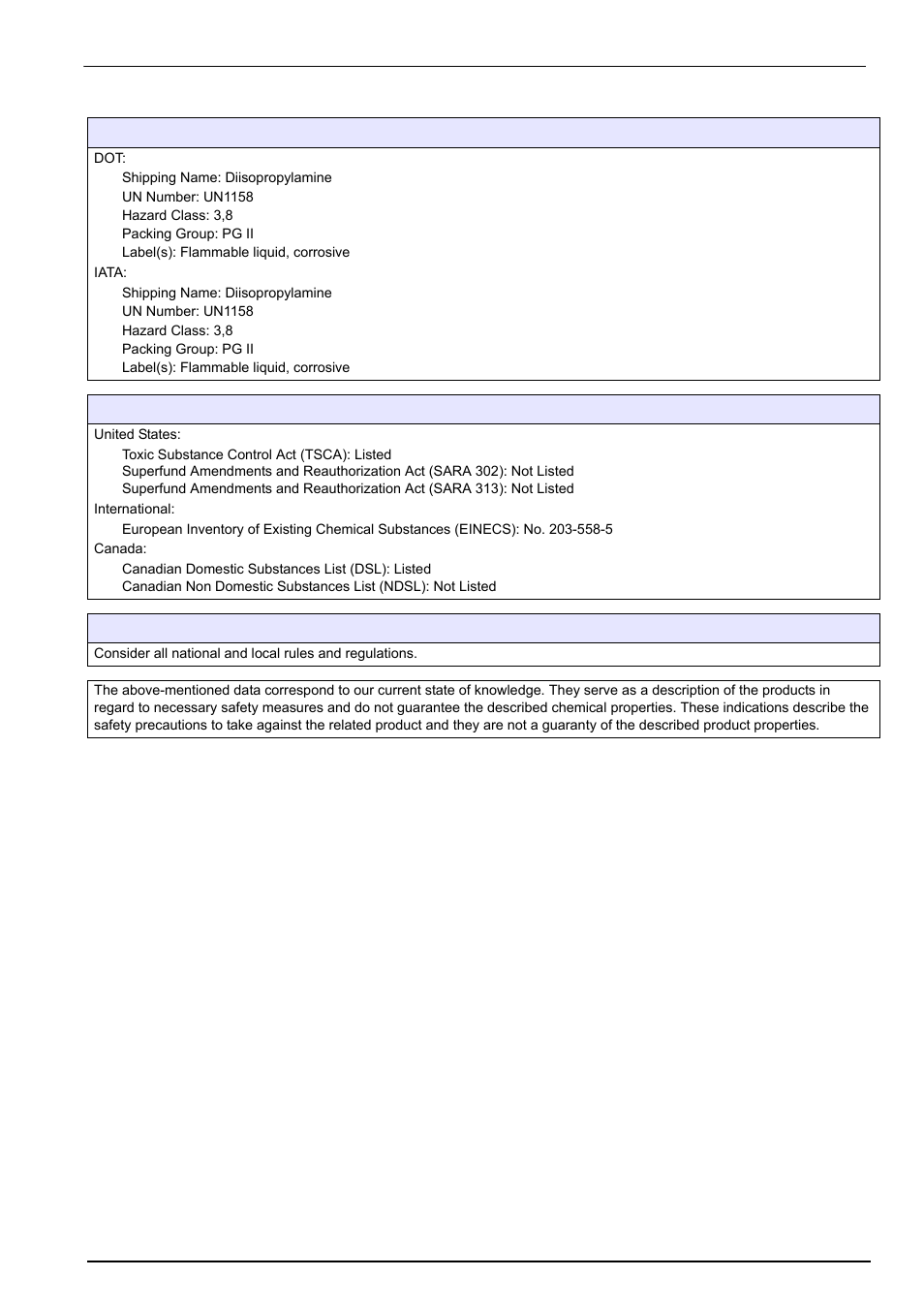 Material safety data sheets (msds) | Hach-Lange POLYMETRON 9240 Operator Manual User Manual | Page 131 / 144