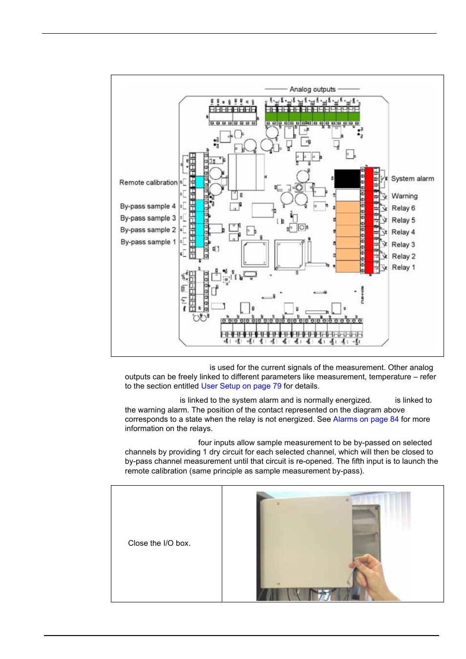 3 input/output connections, Installation 4.4.3 input/output connections | Hach-Lange POLYMETRON 9240 Operator Manual User Manual | Page 49 / 144