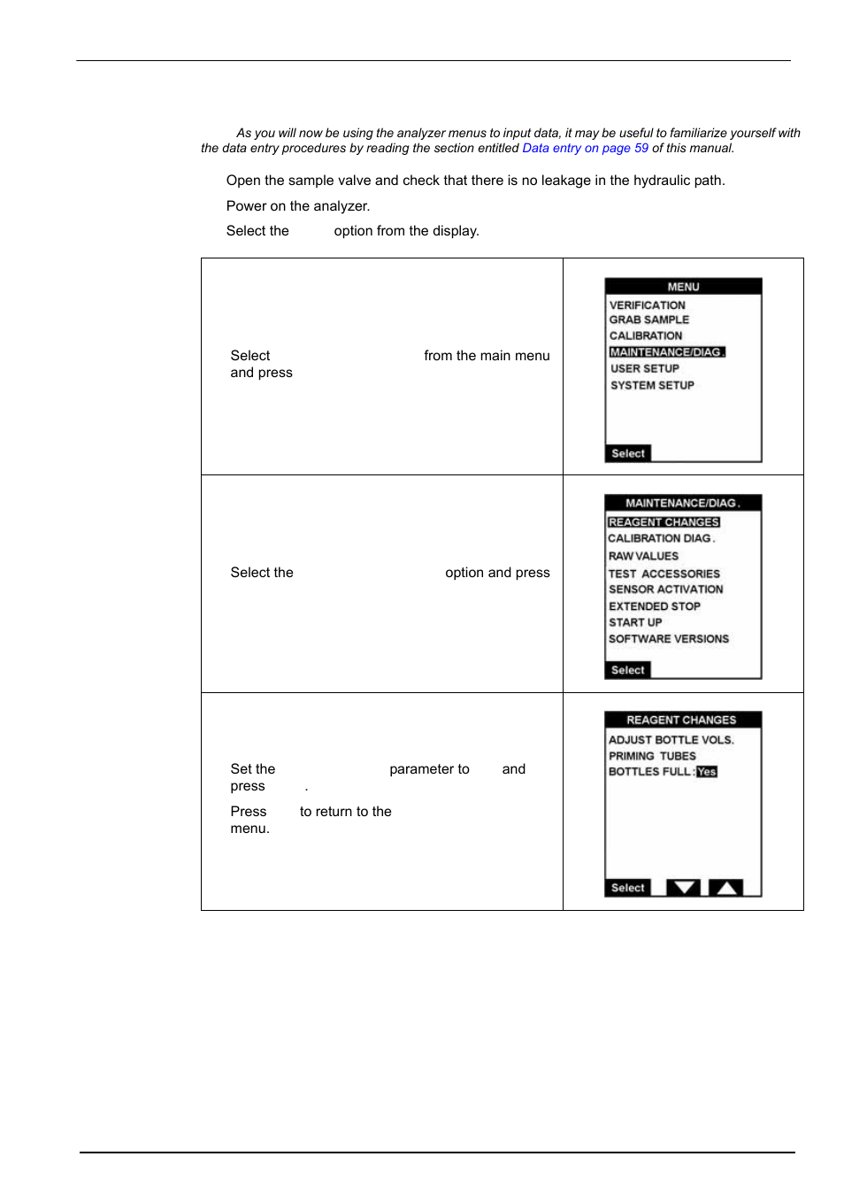 7 reagents volume declaration, Installation 4.4.7 reagents volume declaration | Hach-Lange POLYMETRON 9240 Operator Manual User Manual | Page 53 / 144