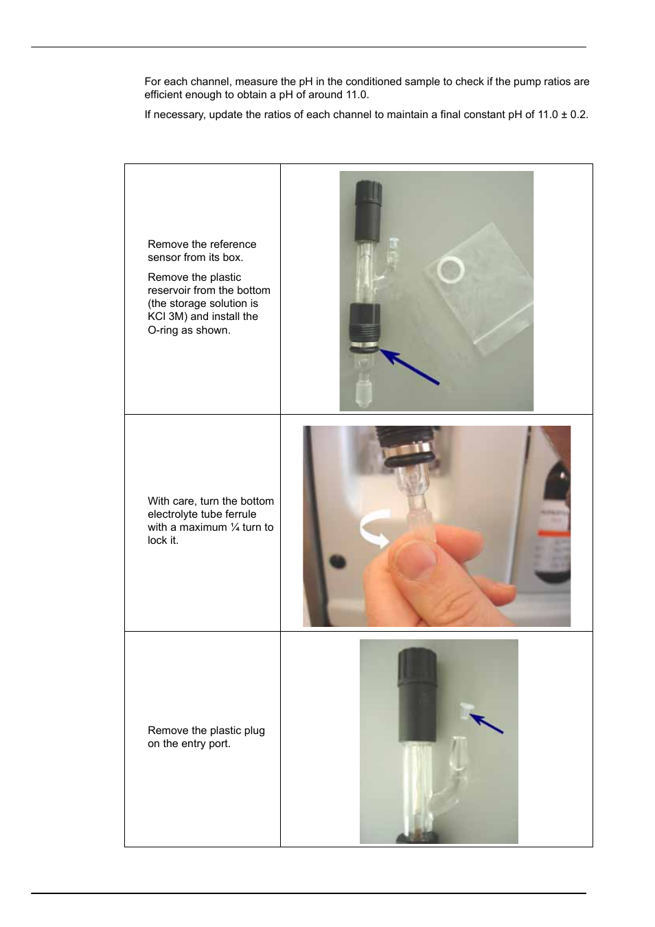 10 reference electrode installation, Installation | Hach-Lange POLYMETRON 9240 Operator Manual User Manual | Page 56 / 144