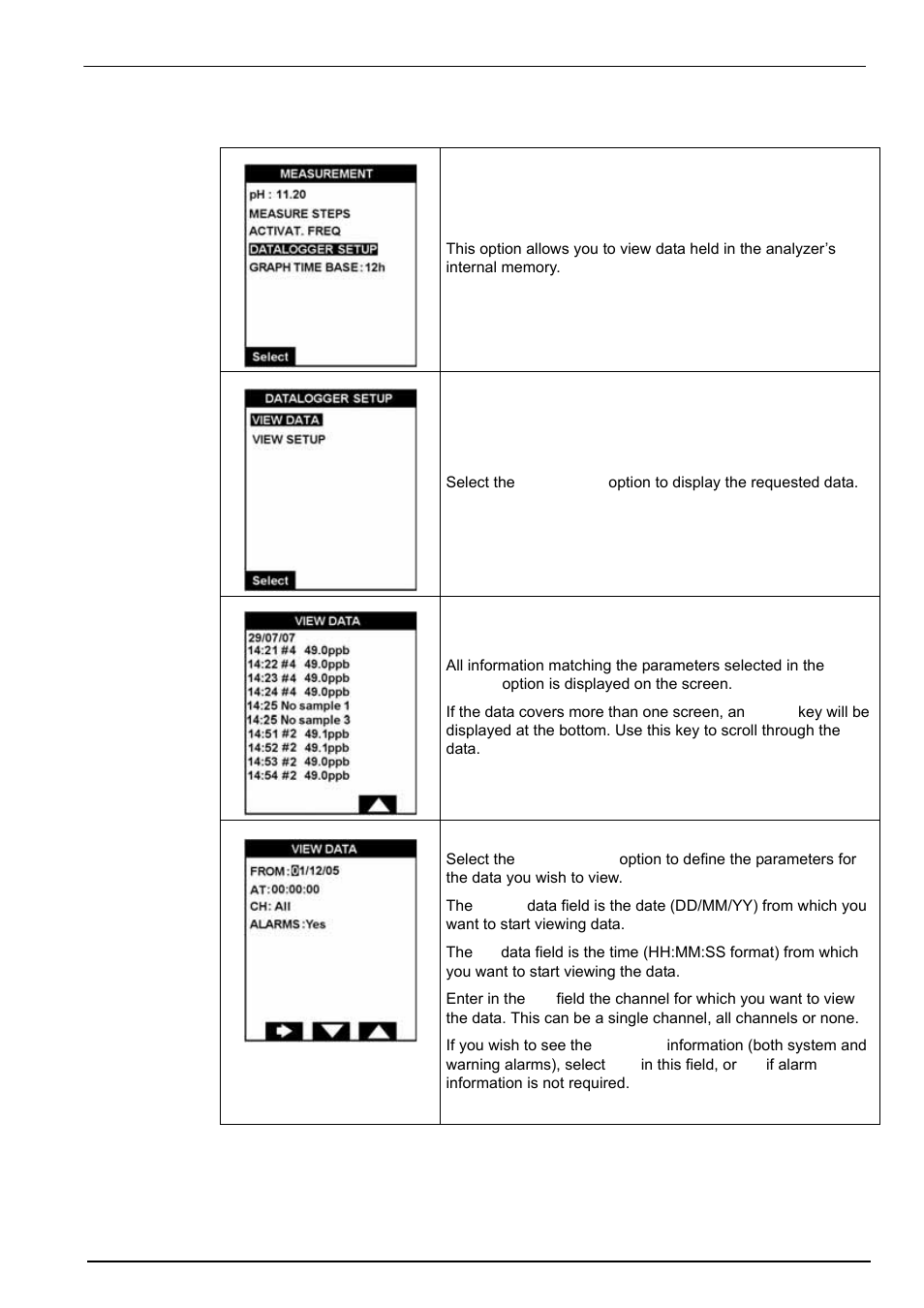 5 datalogger setup | Hach-Lange POLYMETRON 9240 Operator Manual User Manual | Page 85 / 144