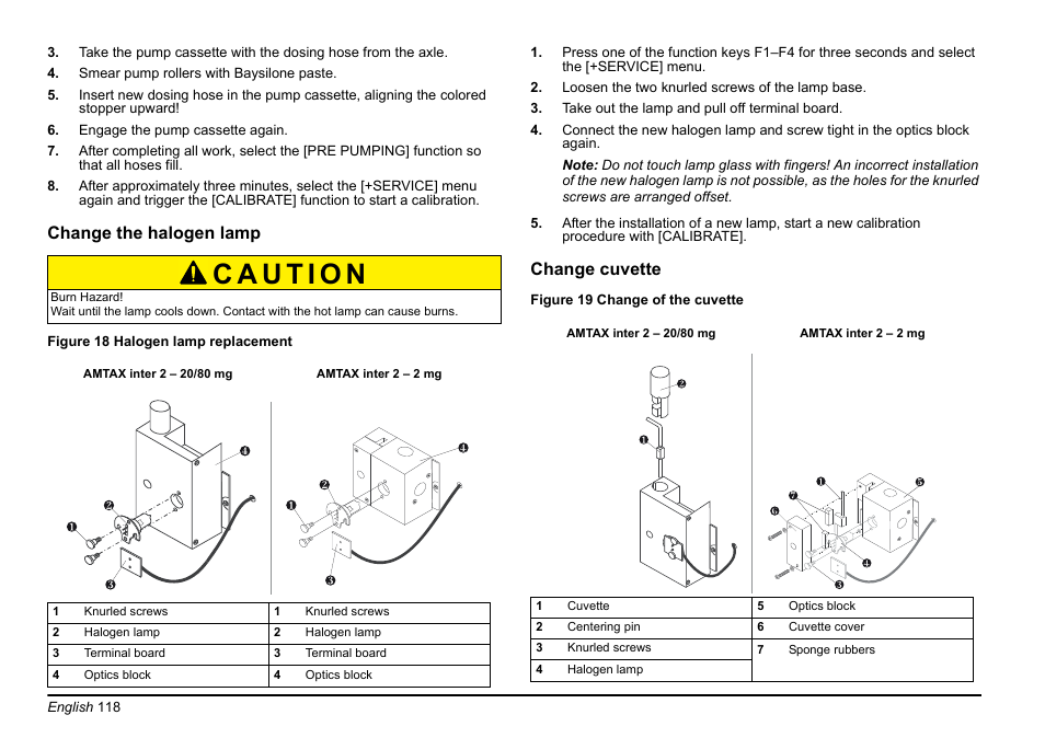 Hach-Lange AMTAX inter2 Basic User Manual User Manual | Page 118 / 377