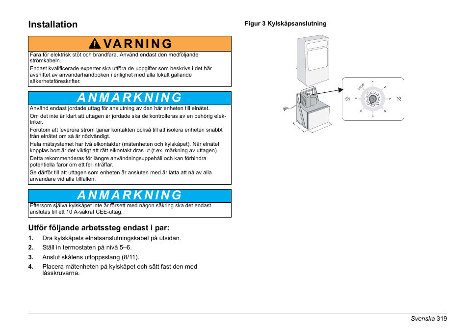 Installation | Hach-Lange AMTAX inter2 Basic User Manual User Manual | Page 319 / 377