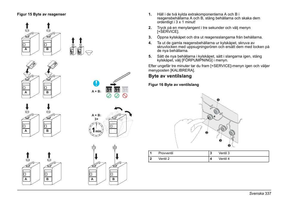 Byte av ventilslang | Hach-Lange AMTAX inter2 Basic User Manual User Manual | Page 337 / 377