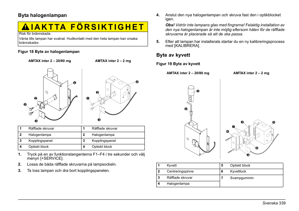 Hach-Lange AMTAX inter2 Basic User Manual User Manual | Page 339 / 377