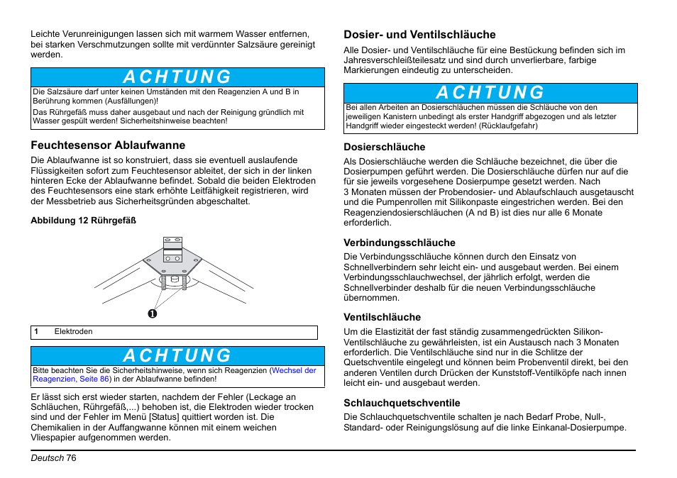 Hach-Lange AMTAX inter2 Basic User Manual User Manual | Page 76 / 377