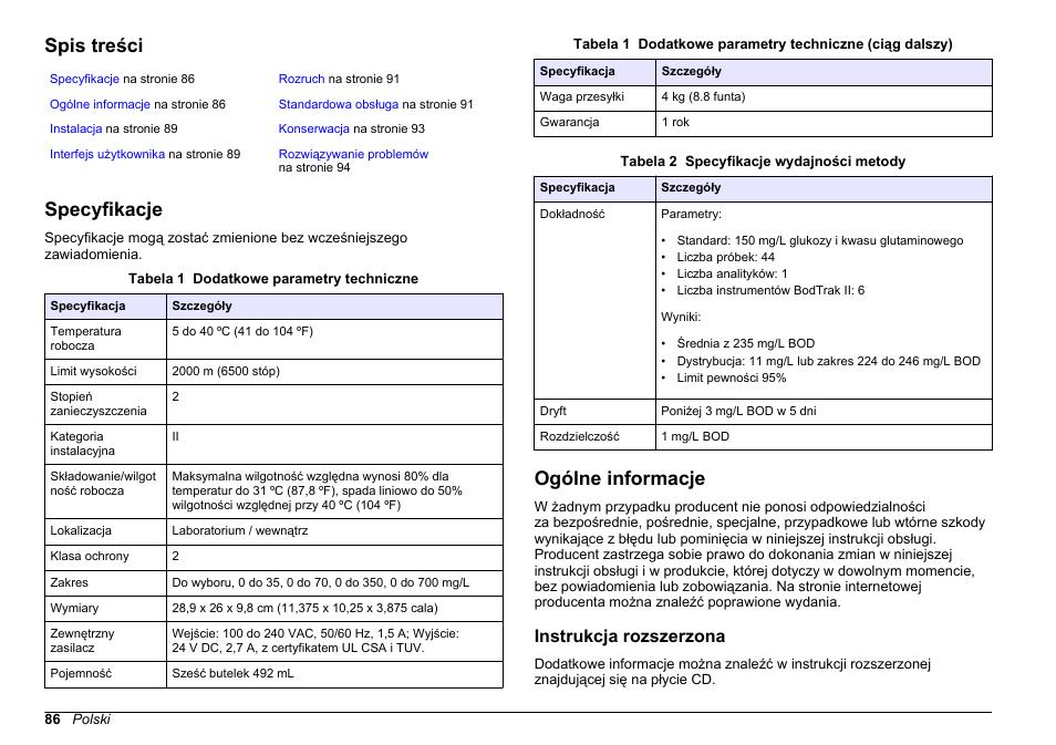 Hach-Lange BODTrak II Basic User Manual User Manual | Page 86 / 172