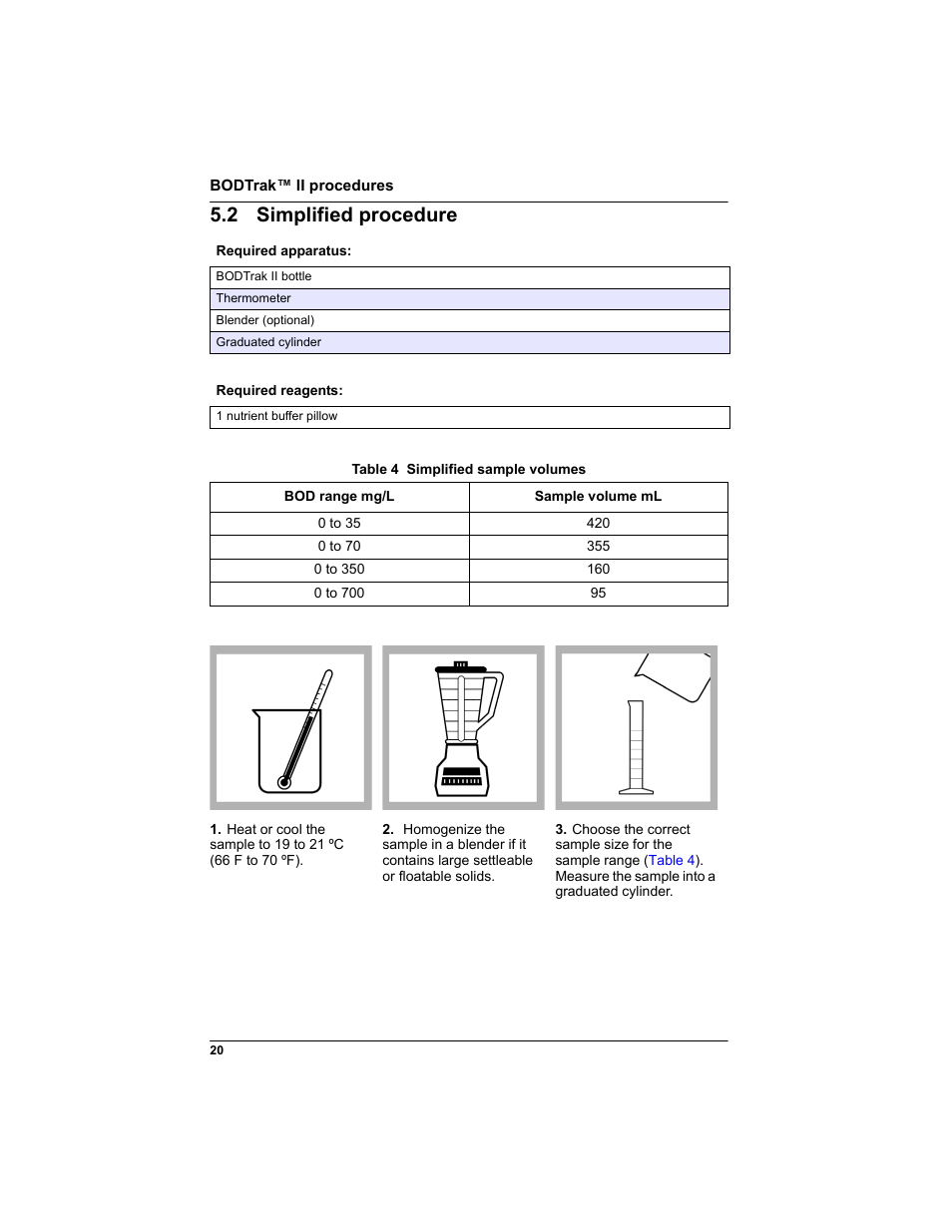 2 simplified procedure | Hach-Lange BODTRAK II: Respirometric Biochemical Oxygen Demand (BOD) User Manual | Page 20 / 46