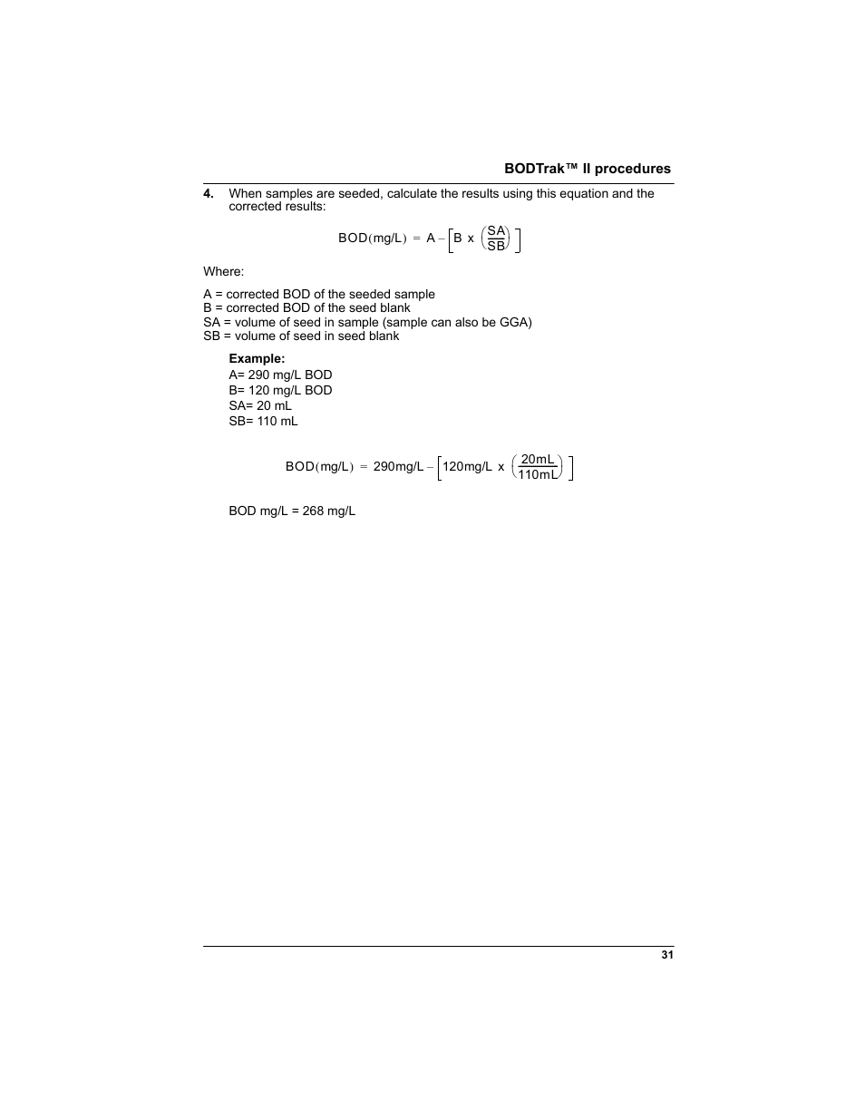 Hach-Lange BODTRAK II: Respirometric Biochemical Oxygen Demand (BOD) User Manual | Page 31 / 46
