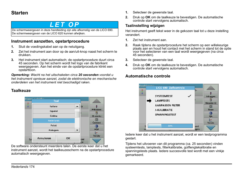 Starten | Hach-Lange LICO 690 Basic User Manual User Manual | Page 174 / 329