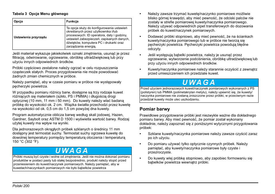 U wa g a | Hach-Lange LICO 690 Basic User Manual User Manual | Page 200 / 329