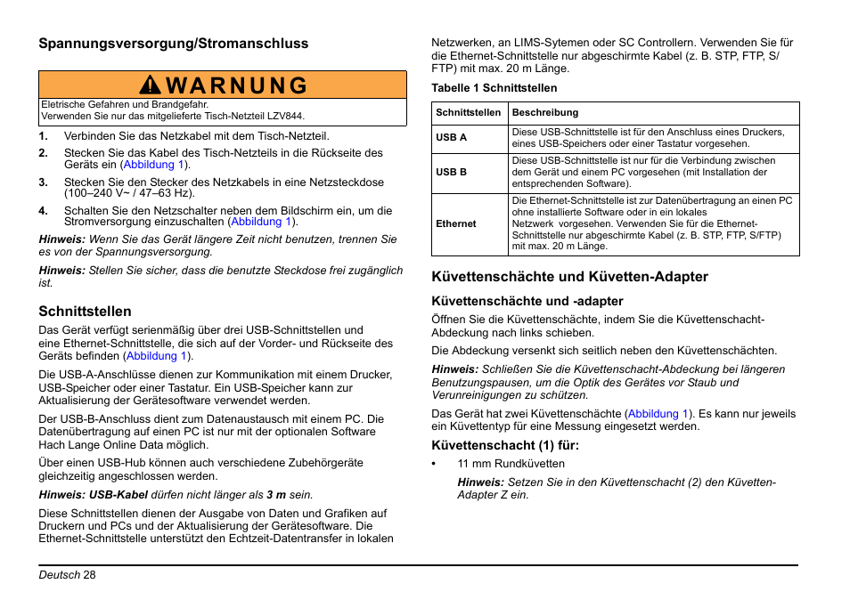 Hach-Lange LICO 690 Basic User Manual User Manual | Page 28 / 329