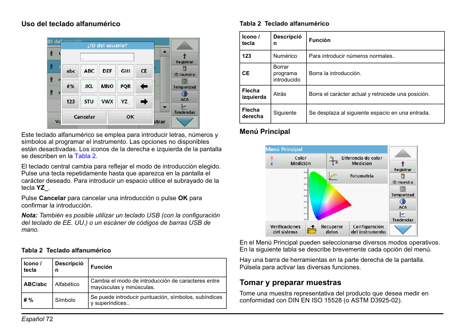 Tomar y preparar muestras | Hach-Lange LICO 690 Basic User Manual User Manual | Page 72 / 329