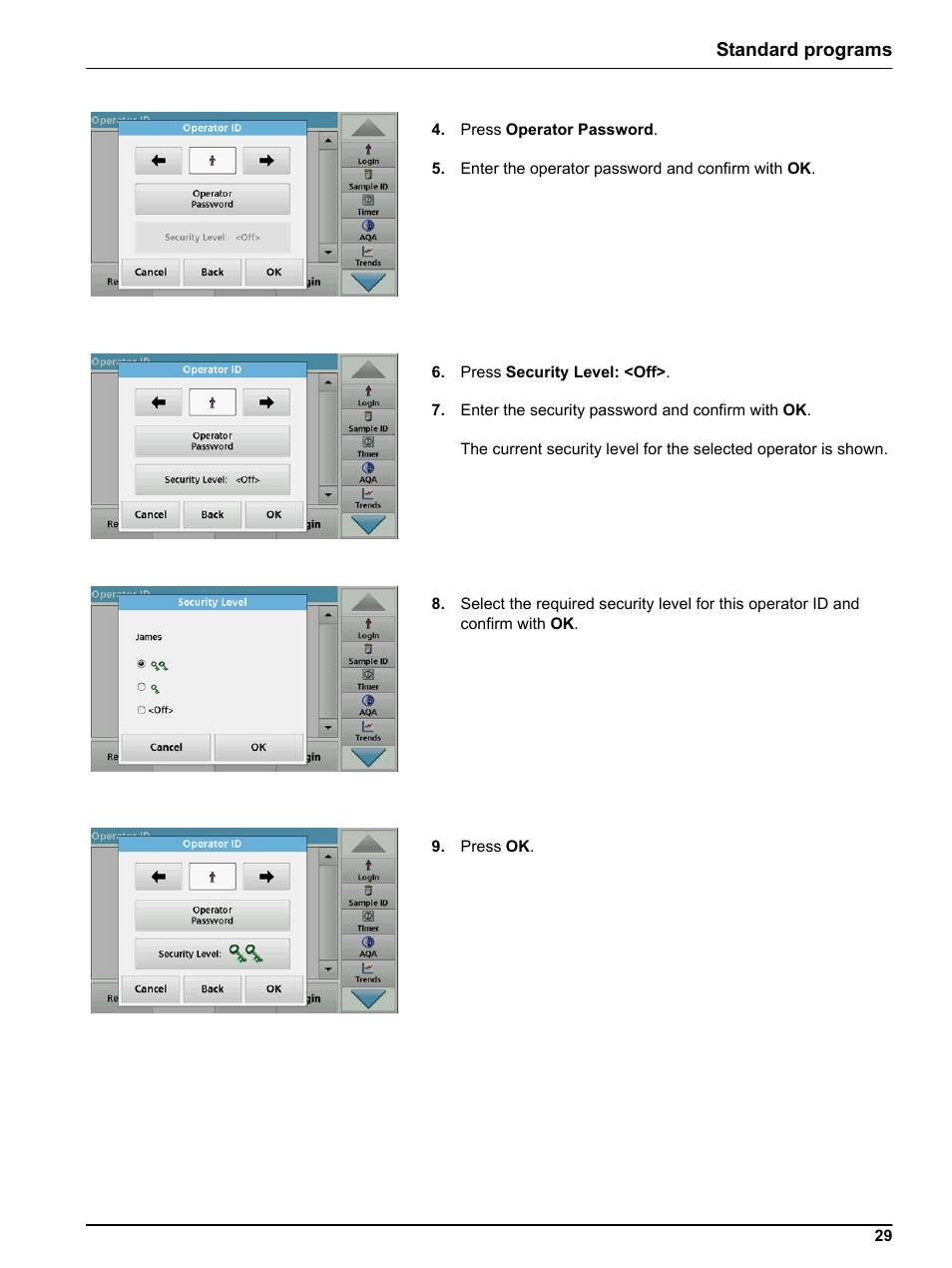 Standard programs | Hach-Lange LICO 690 User Manual User Manual | Page 29 / 114