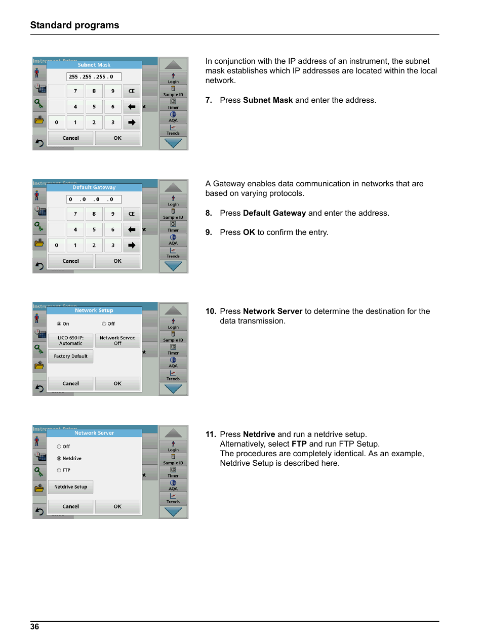 Standard programs | Hach-Lange LICO 690 User Manual User Manual | Page 36 / 114