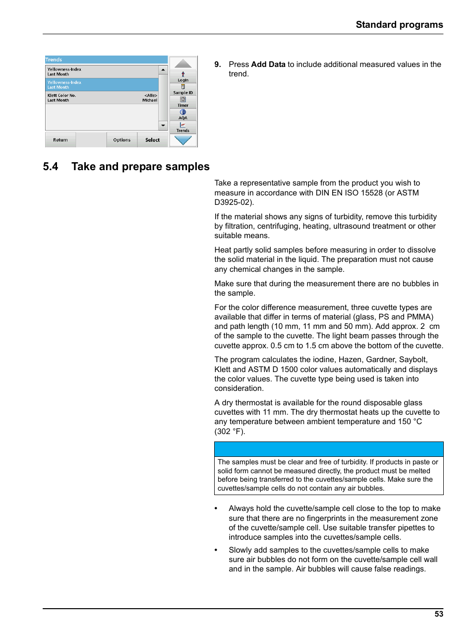 4 take and prepare samples | Hach-Lange LICO 690 User Manual User Manual | Page 53 / 114