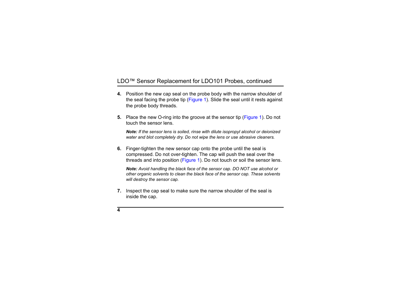Hach-Lange LDO Sensor Replacement Kit User Manual | Page 4 / 8
