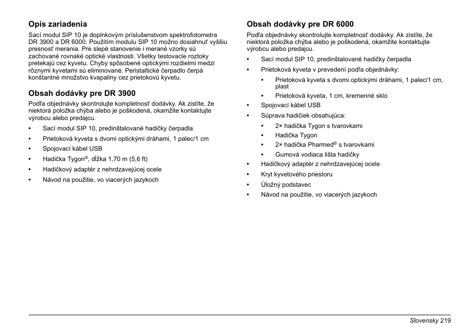 Hach-Lange SIP 10 User Manual | Page 219 / 273
