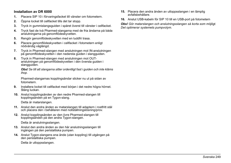 Hach-Lange SIP 10 User Manual | Page 249 / 273