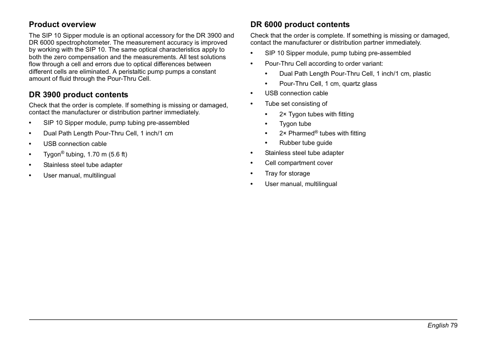 Hach-Lange SIP 10 User Manual | Page 79 / 273