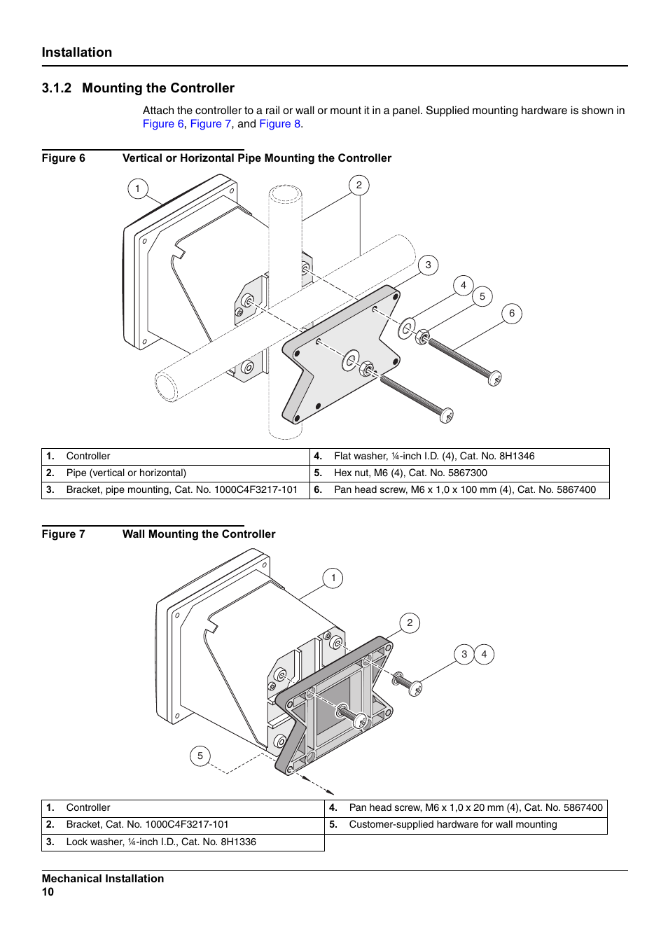 Installation 3.1.2 mounting the controller | Hach-Lange SC 100 User Manual | Page 14 / 58