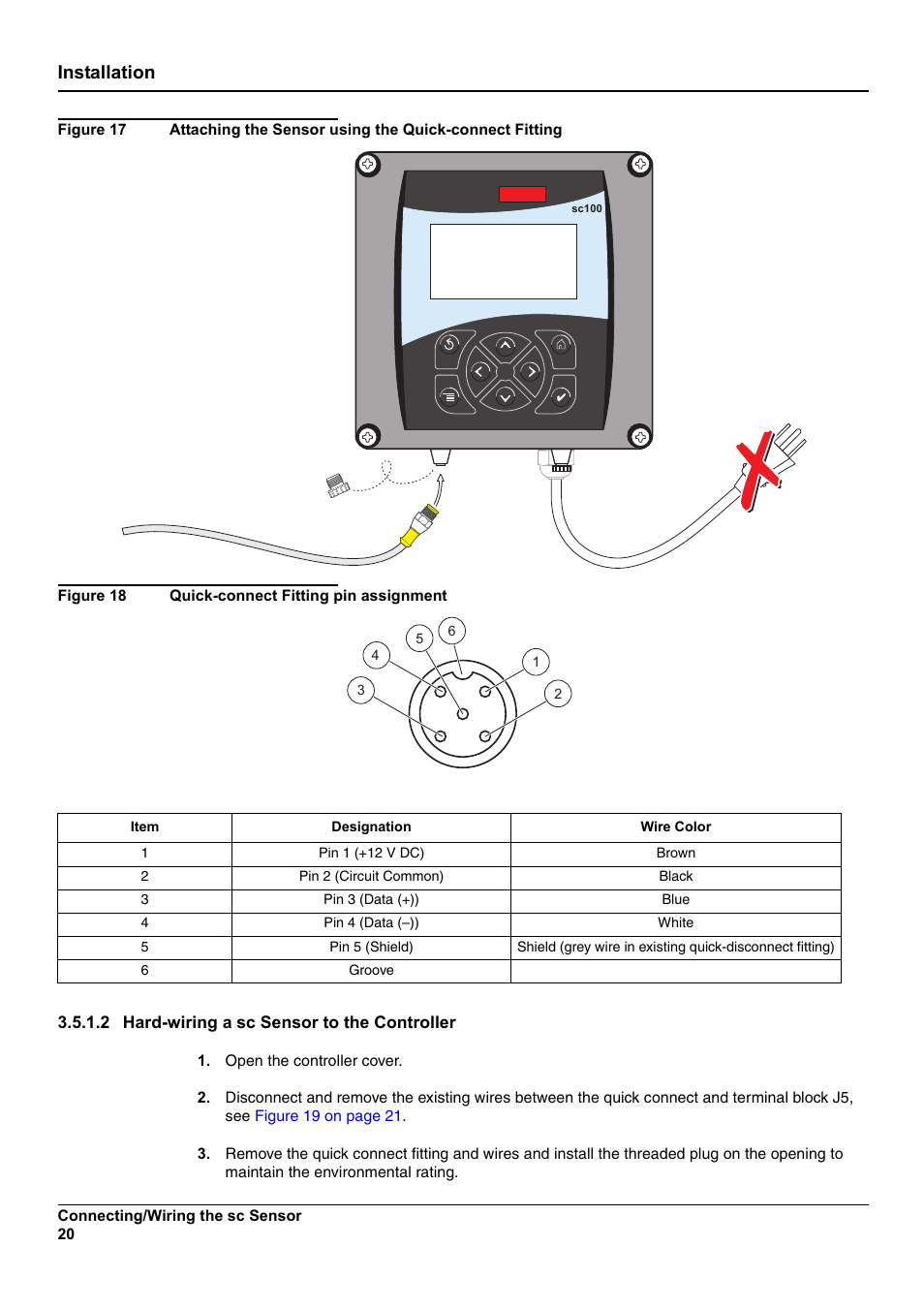 Installation | Hach-Lange SC 100 User Manual | Page 24 / 58