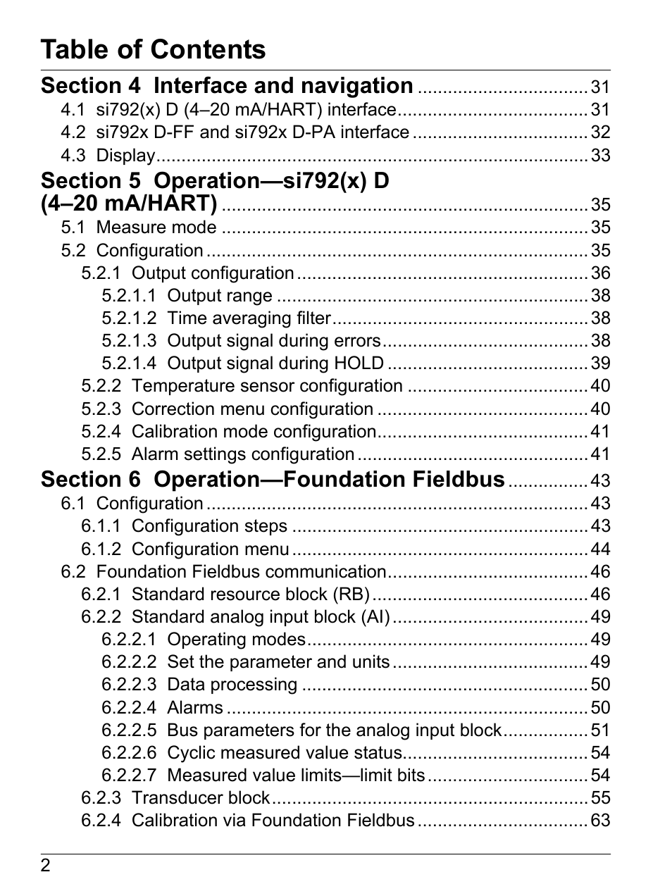 Hach-Lange SI792 D, SI792x D, SI792x D-FF, SI792x D-PA User Manual User Manual | Page 4 / 98