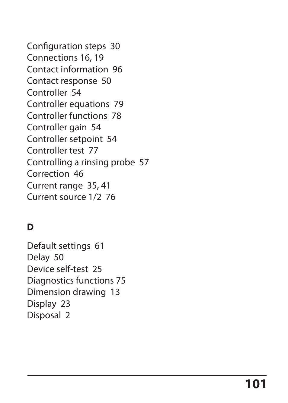 Hach-Lange SI794 D tr User Manual User Manual | Page 101 / 108