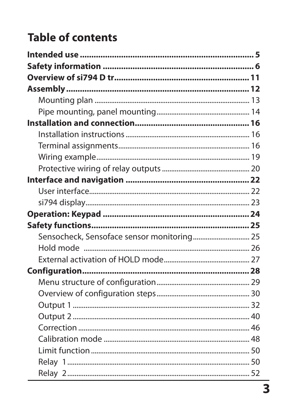 Hach-Lange SI794 D tr User Manual User Manual | Page 3 / 108