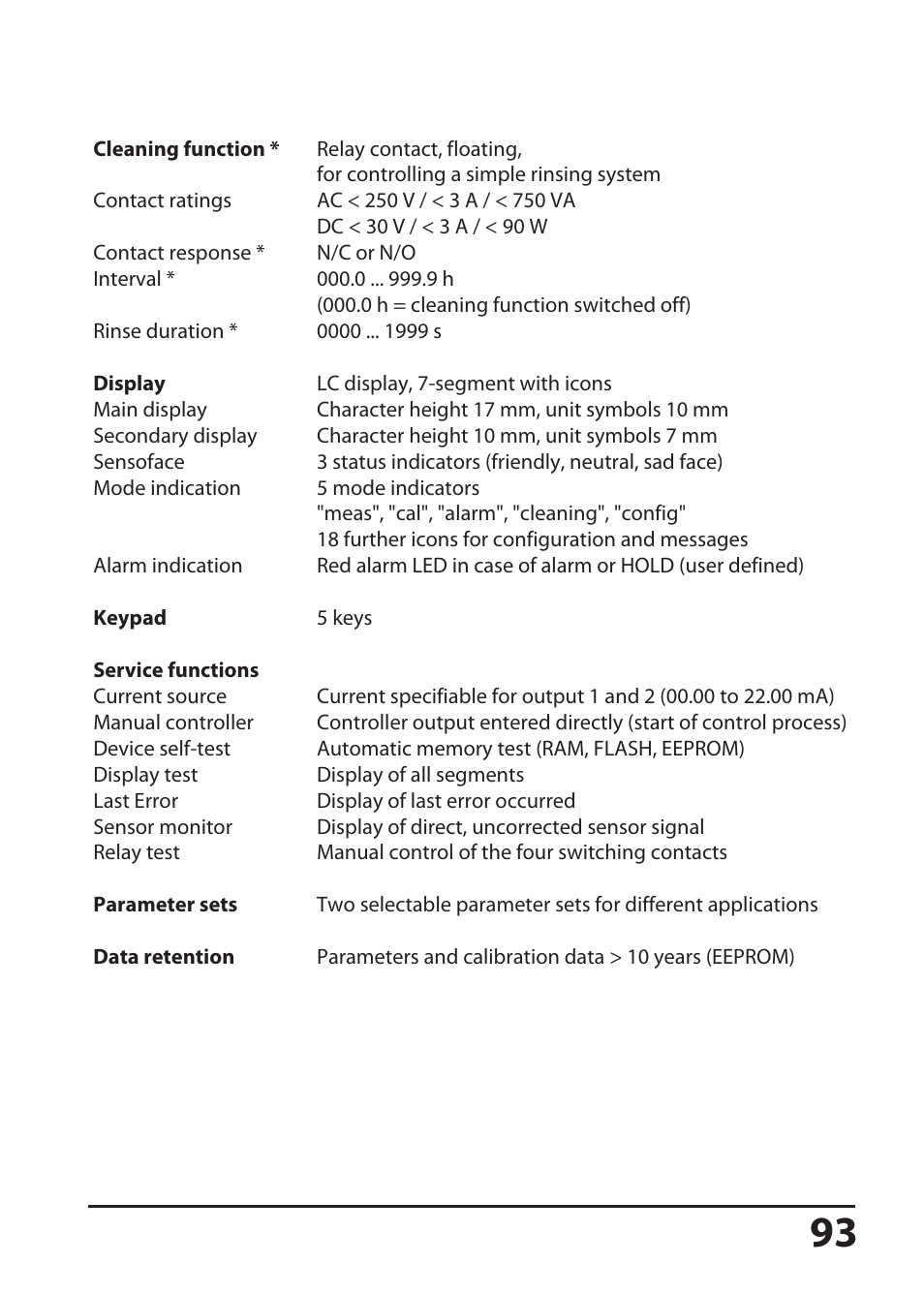 Hach-Lange SI794 D tr User Manual User Manual | Page 93 / 108