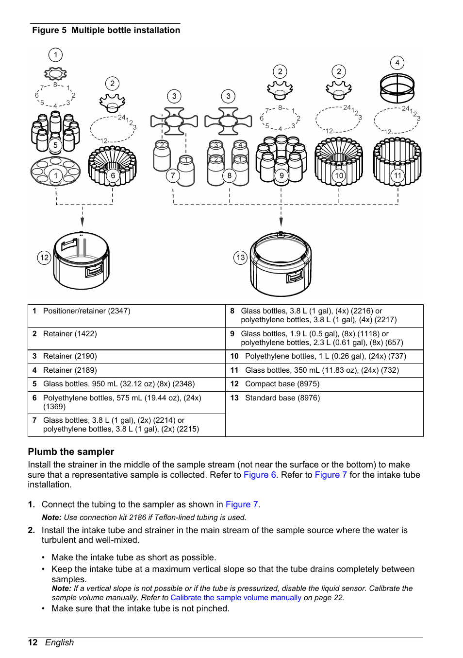 Plumb the sampler, Figure 5 | Hach-Lange SD900 Basic User Manual User Manual | Page 12 / 390