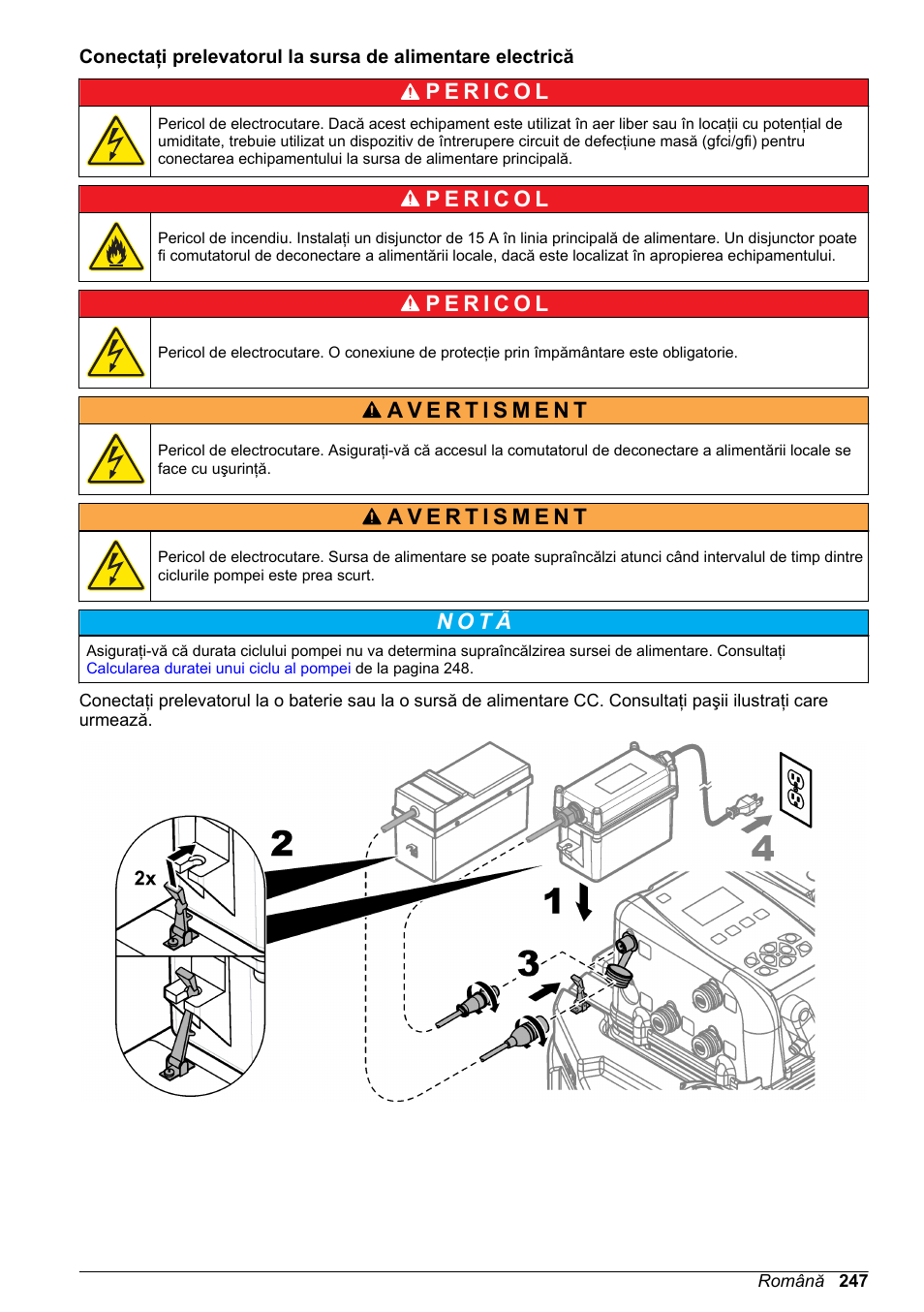 N o t ã | Hach-Lange SD900 Basic User Manual User Manual | Page 247 / 390