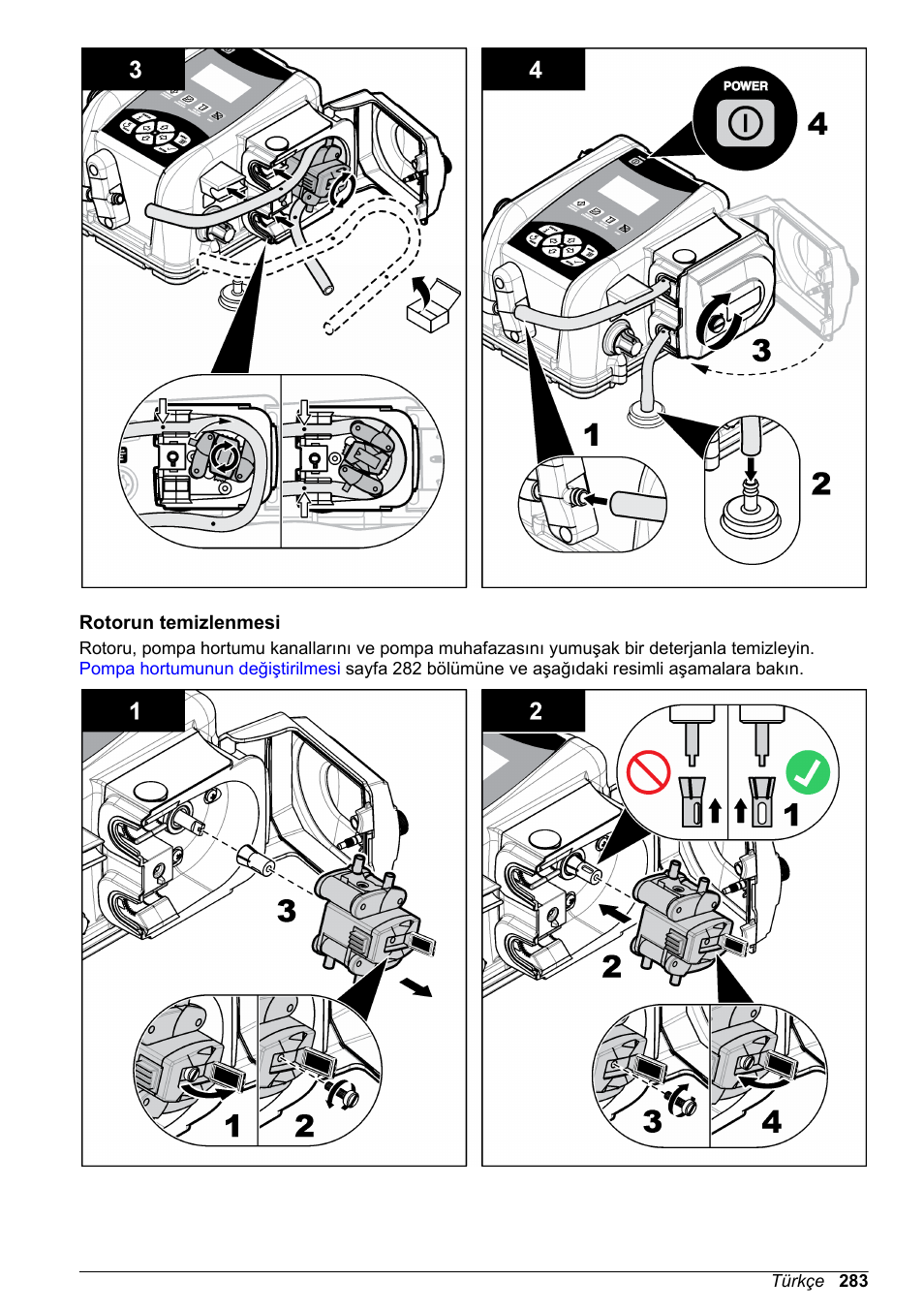 Rotorun temizlenmesi | Hach-Lange SD900 Basic User Manual User Manual | Page 283 / 390