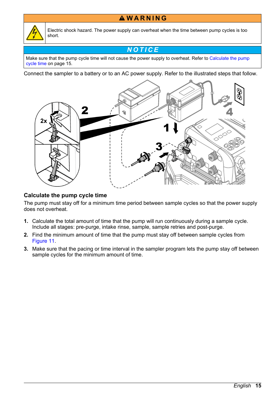 Calculate the pump cycle time | Hach-Lange SD900 User Manual User Manual | Page 17 / 50