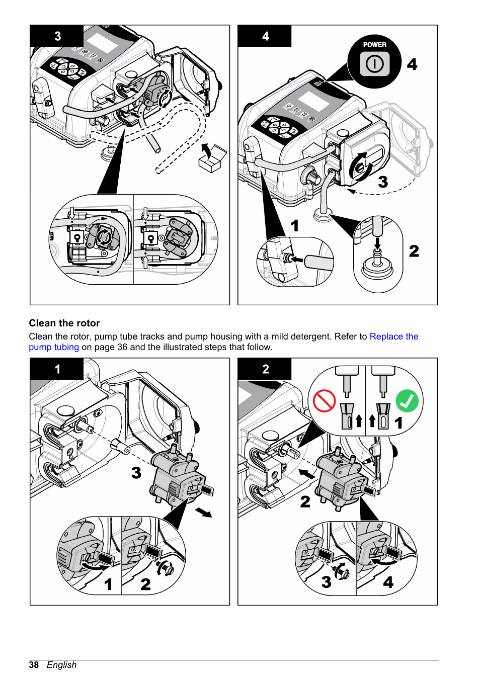 Clean the rotor | Hach-Lange SD900 User Manual User Manual | Page 40 / 50