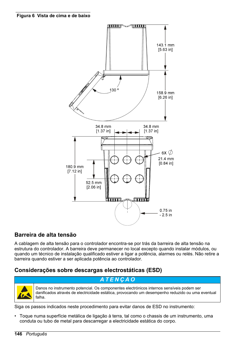 Barreira de alta tensão, Figura 6 | Hach-Lange SC 200 Basic User Manual User Manual | Page 146 / 638