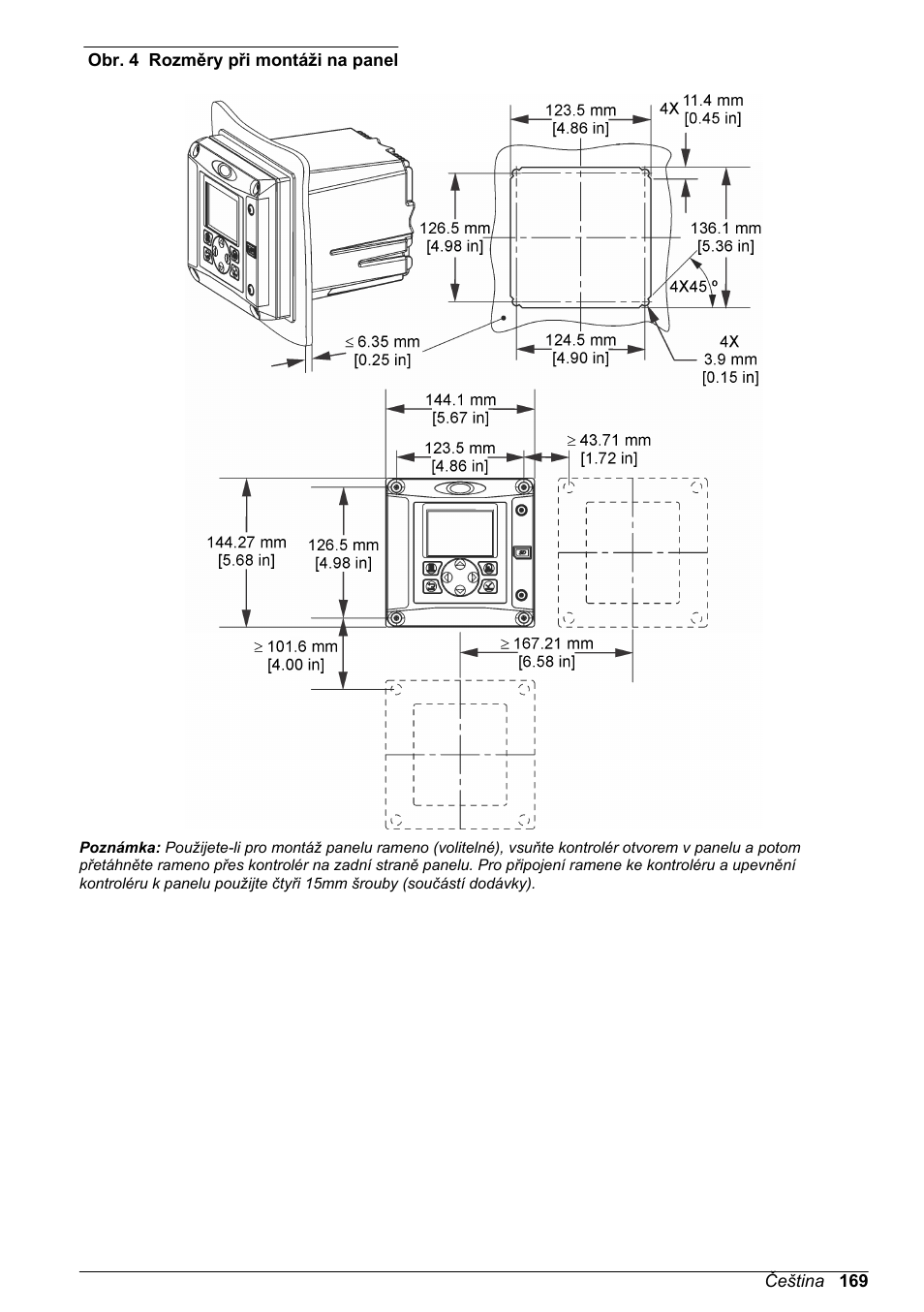 Obr. 4 | Hach-Lange SC 200 Basic User Manual User Manual | Page 169 / 638