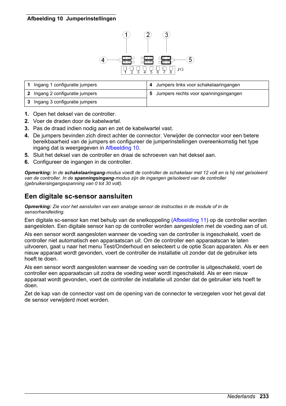 Een digitale sc-sensor aansluiten, Afbeelding 10 | Hach-Lange SC 200 Basic User Manual User Manual | Page 233 / 638