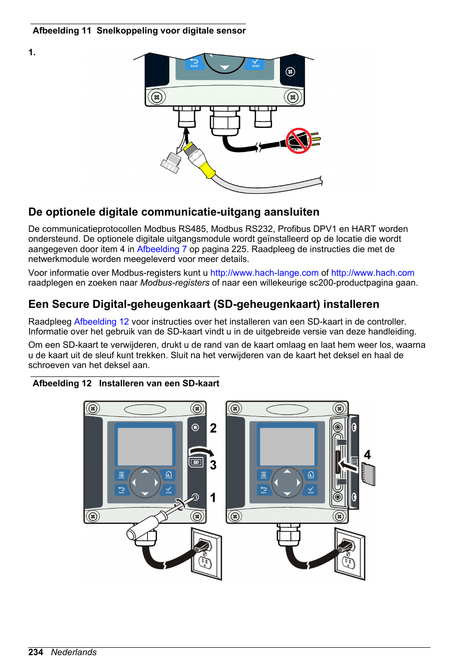 Afbeelding 11, Op de controller worden | Hach-Lange SC 200 Basic User Manual User Manual | Page 234 / 638