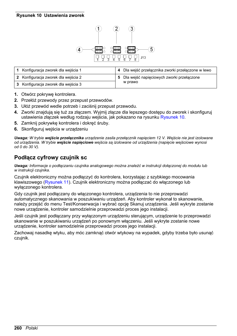 Podłącz cyfrowy czujnik sc, W poszukiwaniu urządzeń, Rysunek 10 | Hach-Lange SC 200 Basic User Manual User Manual | Page 260 / 638