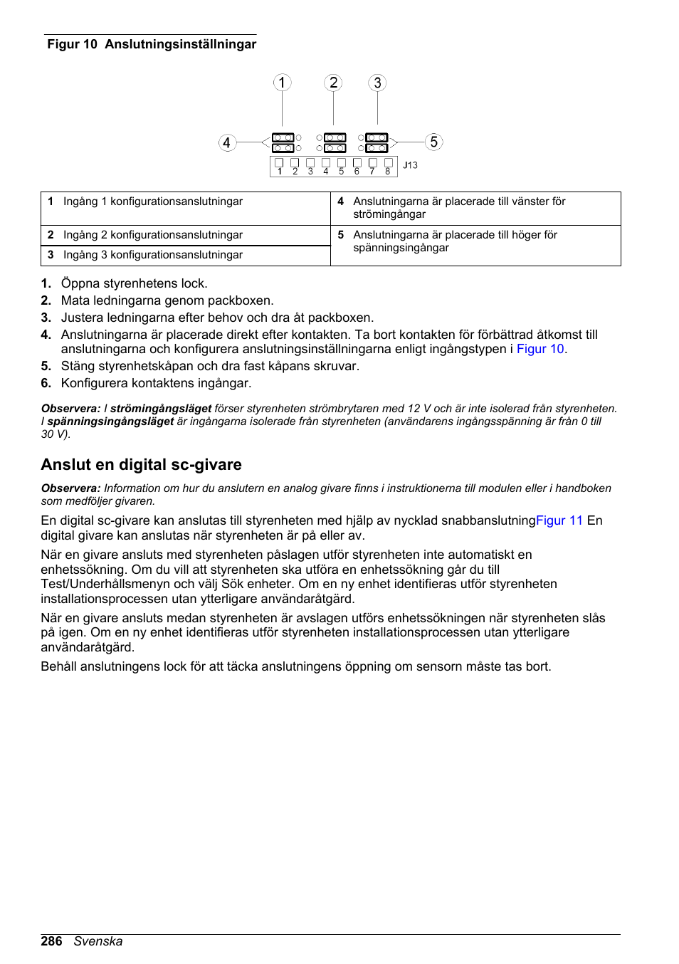 Anslut en digital sc-givare, Figur 10 | Hach-Lange SC 200 Basic User Manual User Manual | Page 286 / 638