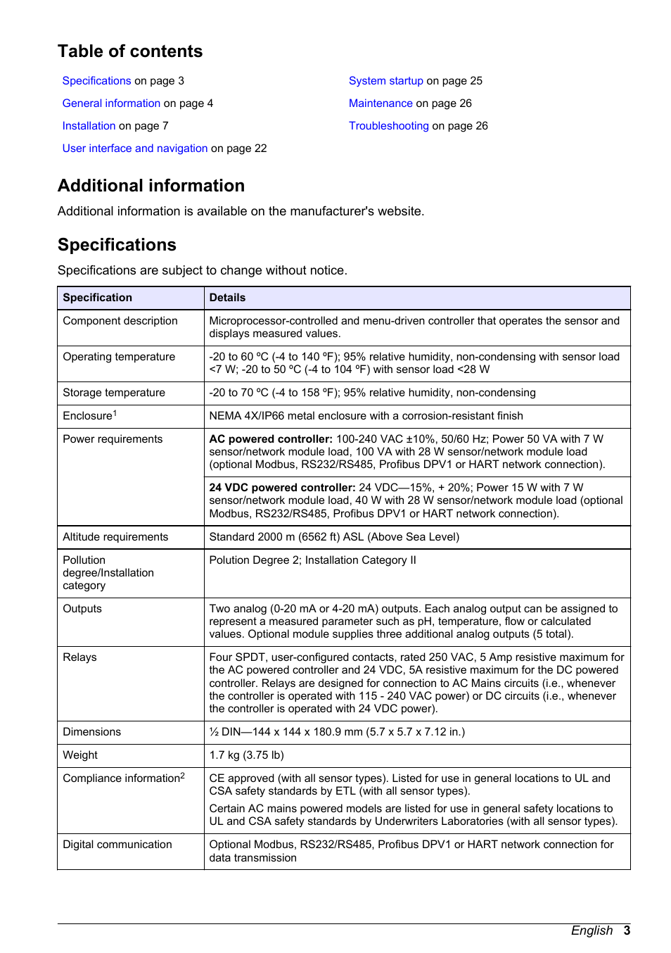 Hach-Lange SC 200 Basic User Manual User Manual | Page 3 / 638